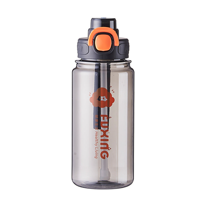 Sports Cup Straight Tube Cup Portable Plastic Cup