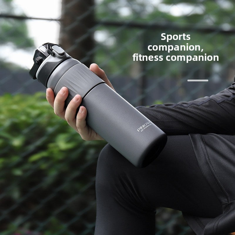 Sports Insulated Water Bottle with Straw