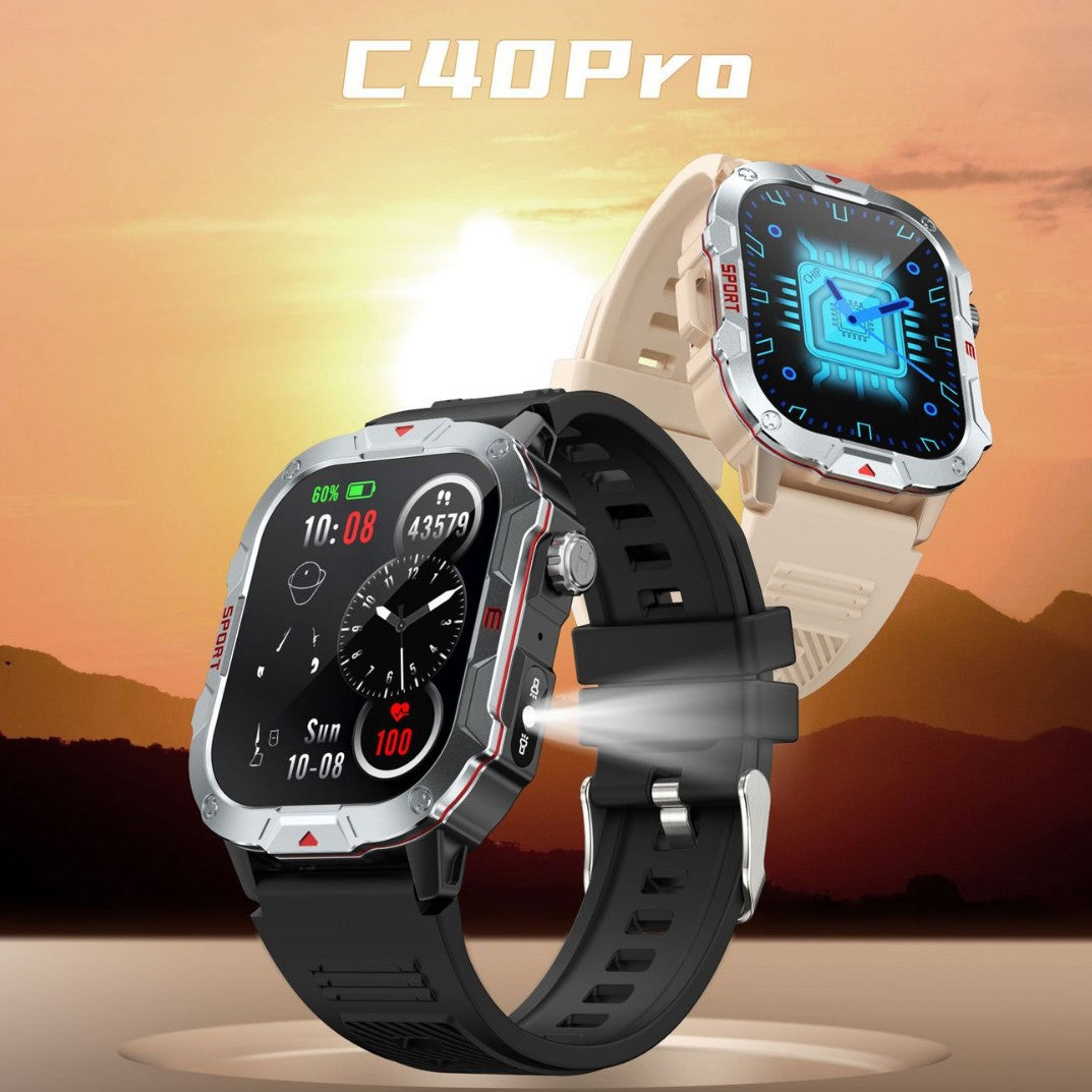 Sports outdoor flashlight smartwatch
