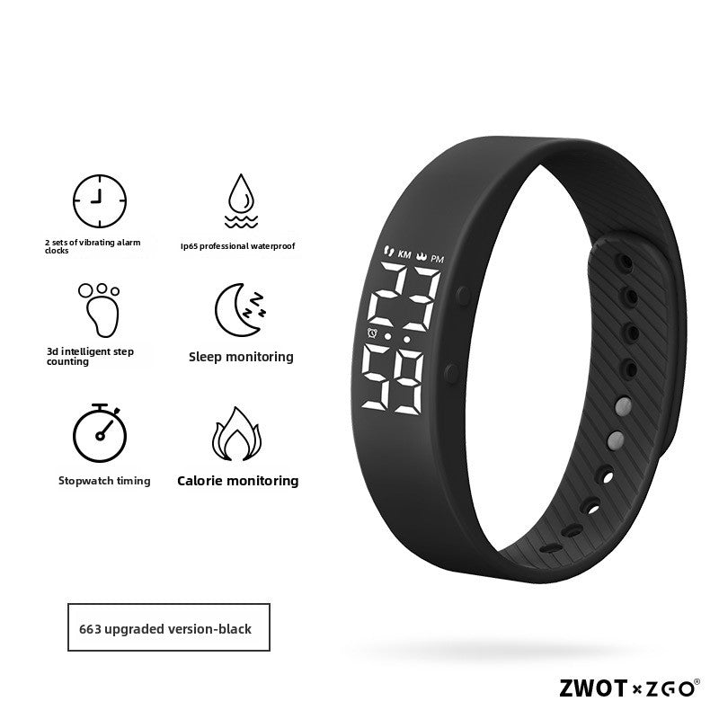 Sports Smart Bracelet with Step Counter