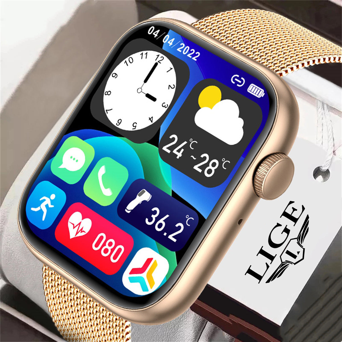 Sports Smart Watch Bluetooth Health Monitor