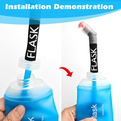sports soft water bottle