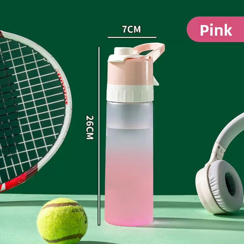 Sports Spray Water Bottle with Straw