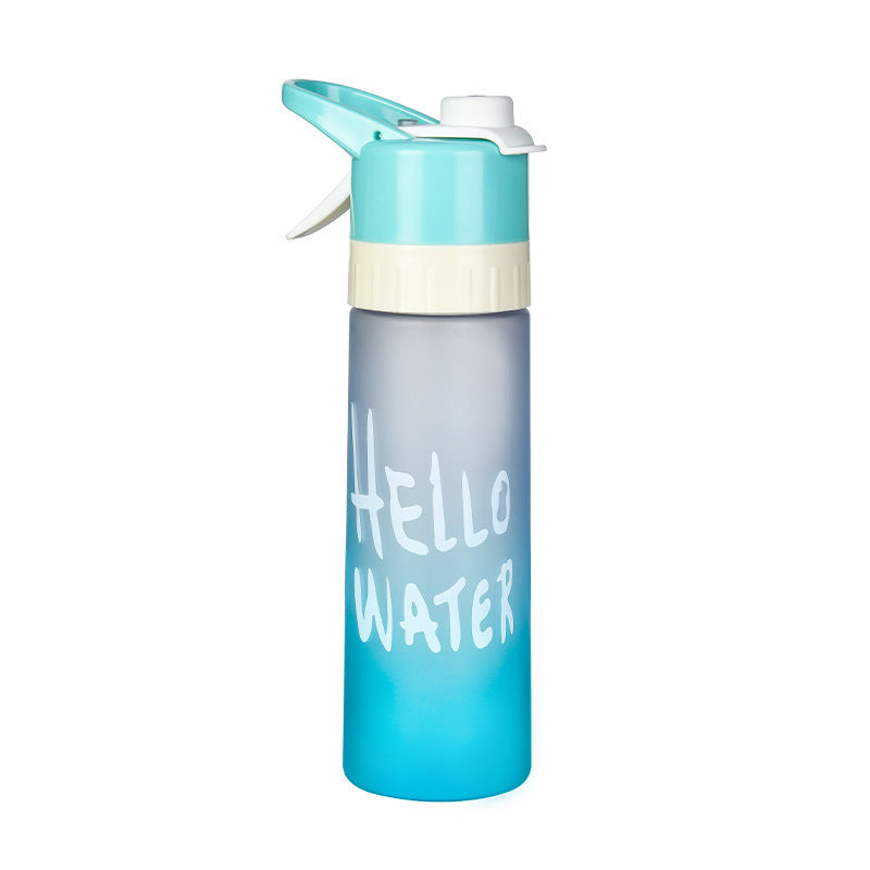 Sports Spray Water Bottle with Straw