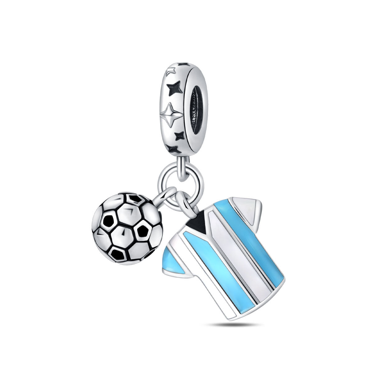 Sports Theme Charm Beads for DIY Jewelry