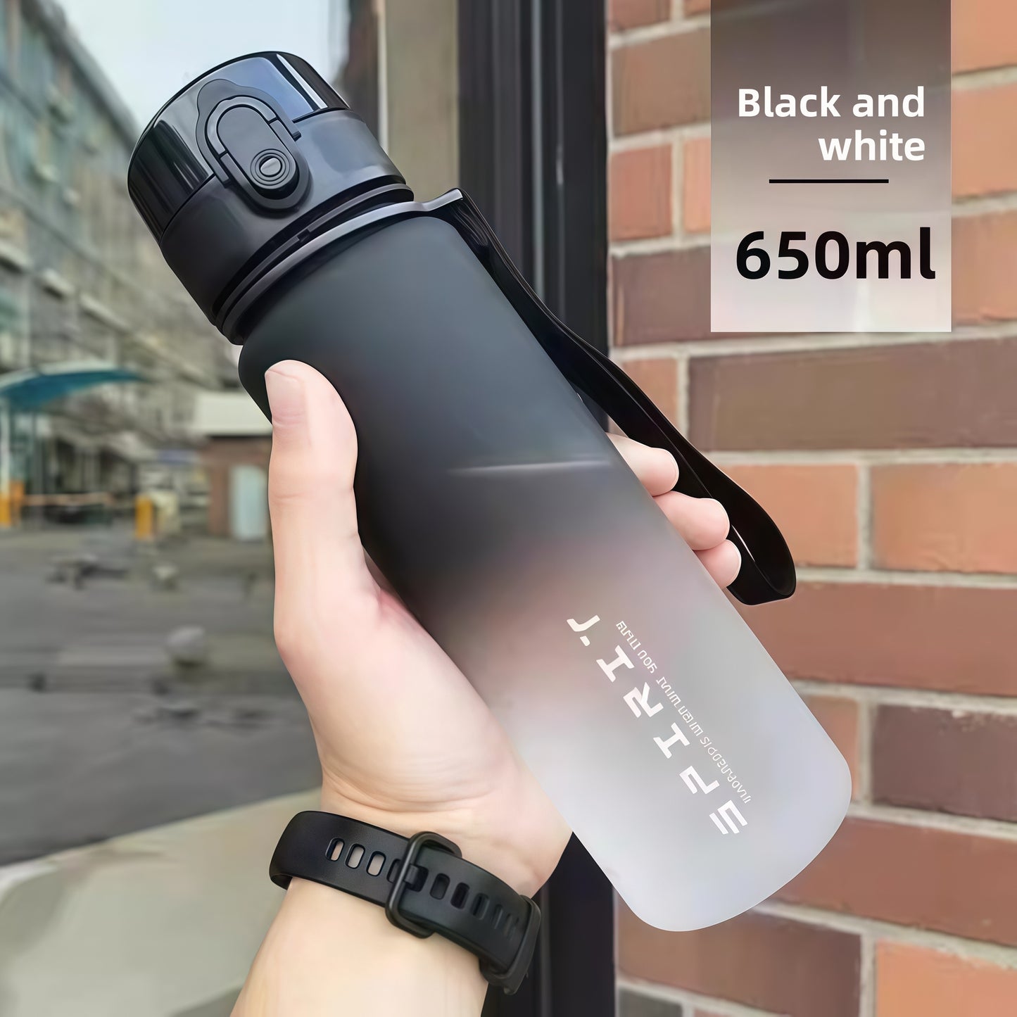 Sports Water Bottle with Filter Large Capacity