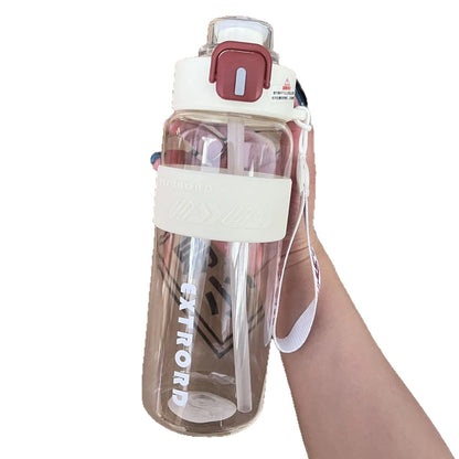 Sports Water Bottle with Straw