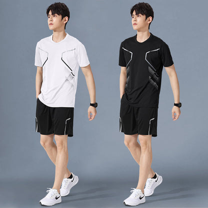 Sportswear Suit Men's Running Short-Sleeved Quick-Drying T-Shirt