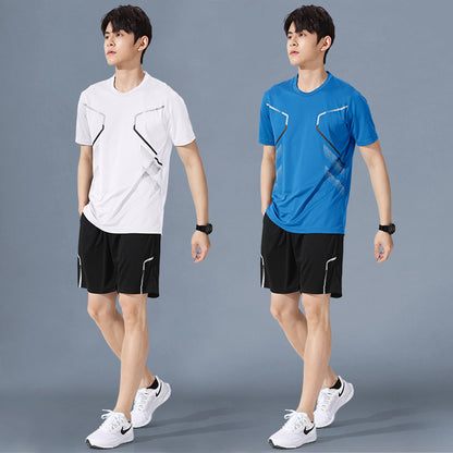 Sportswear Suit Men's Running Short-Sleeved Quick-Drying T-Shirt