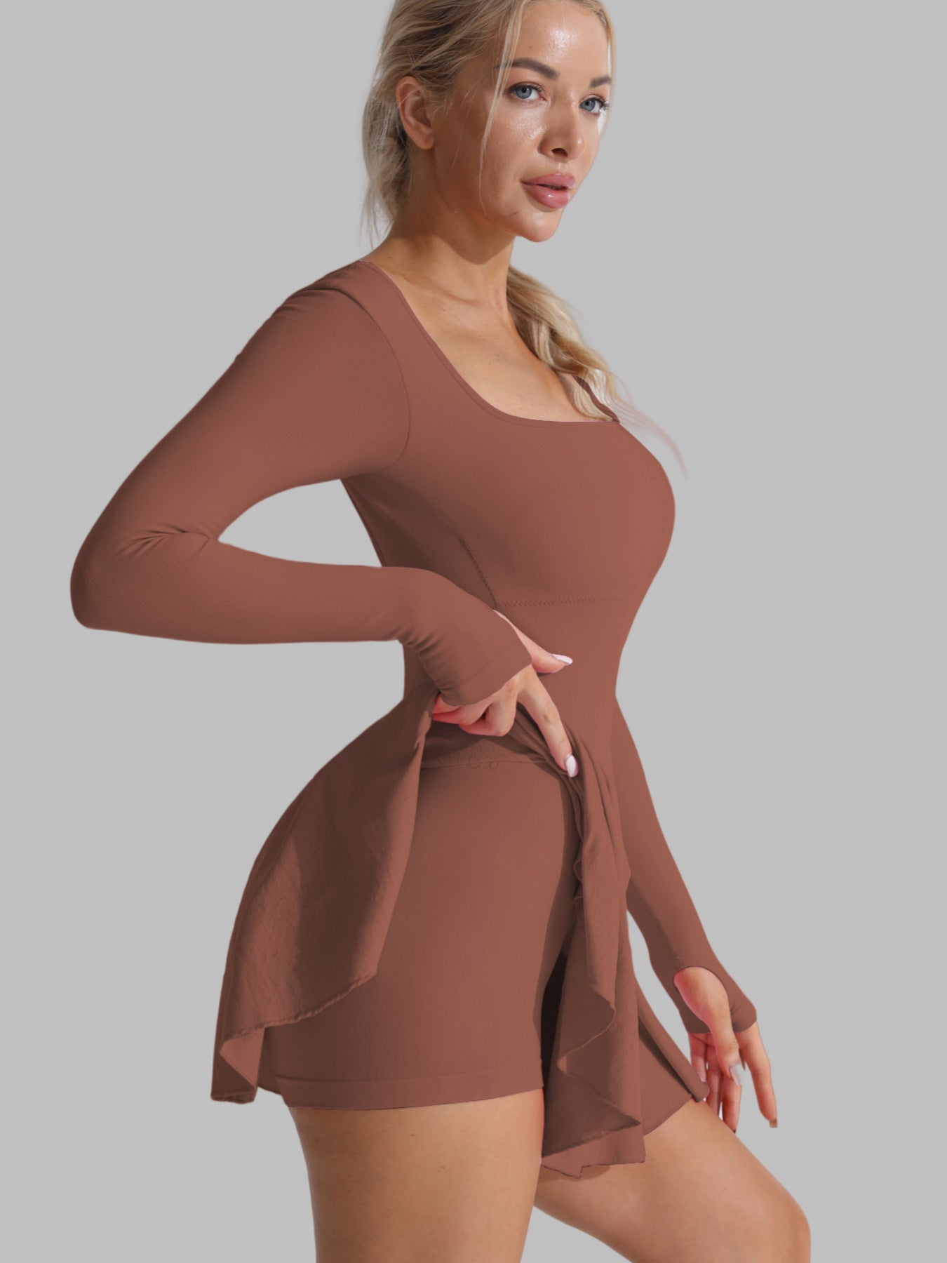 Sporty Backless Jumpsuit for Active Wear