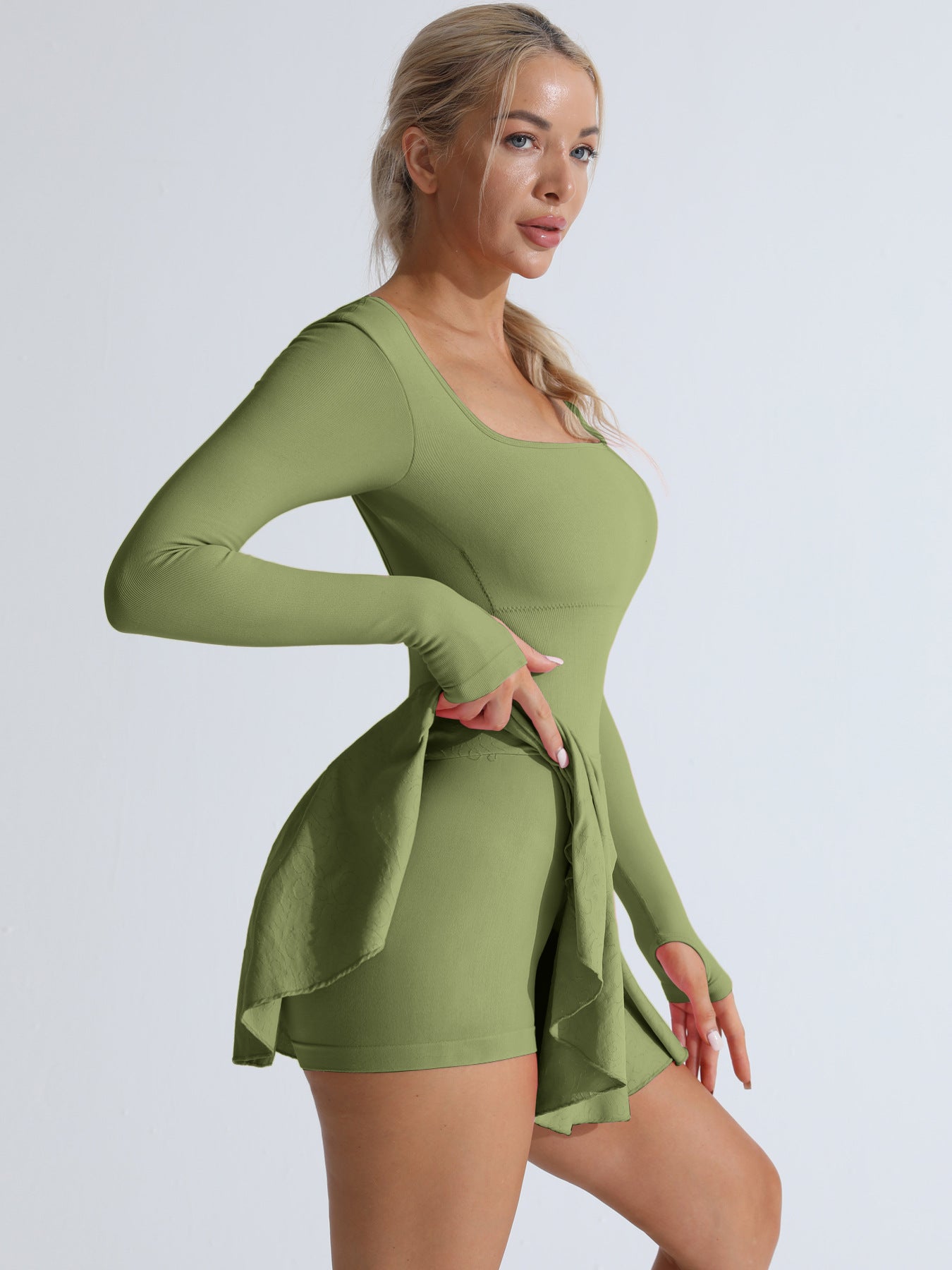 Sporty Backless Jumpsuit for Active Wear