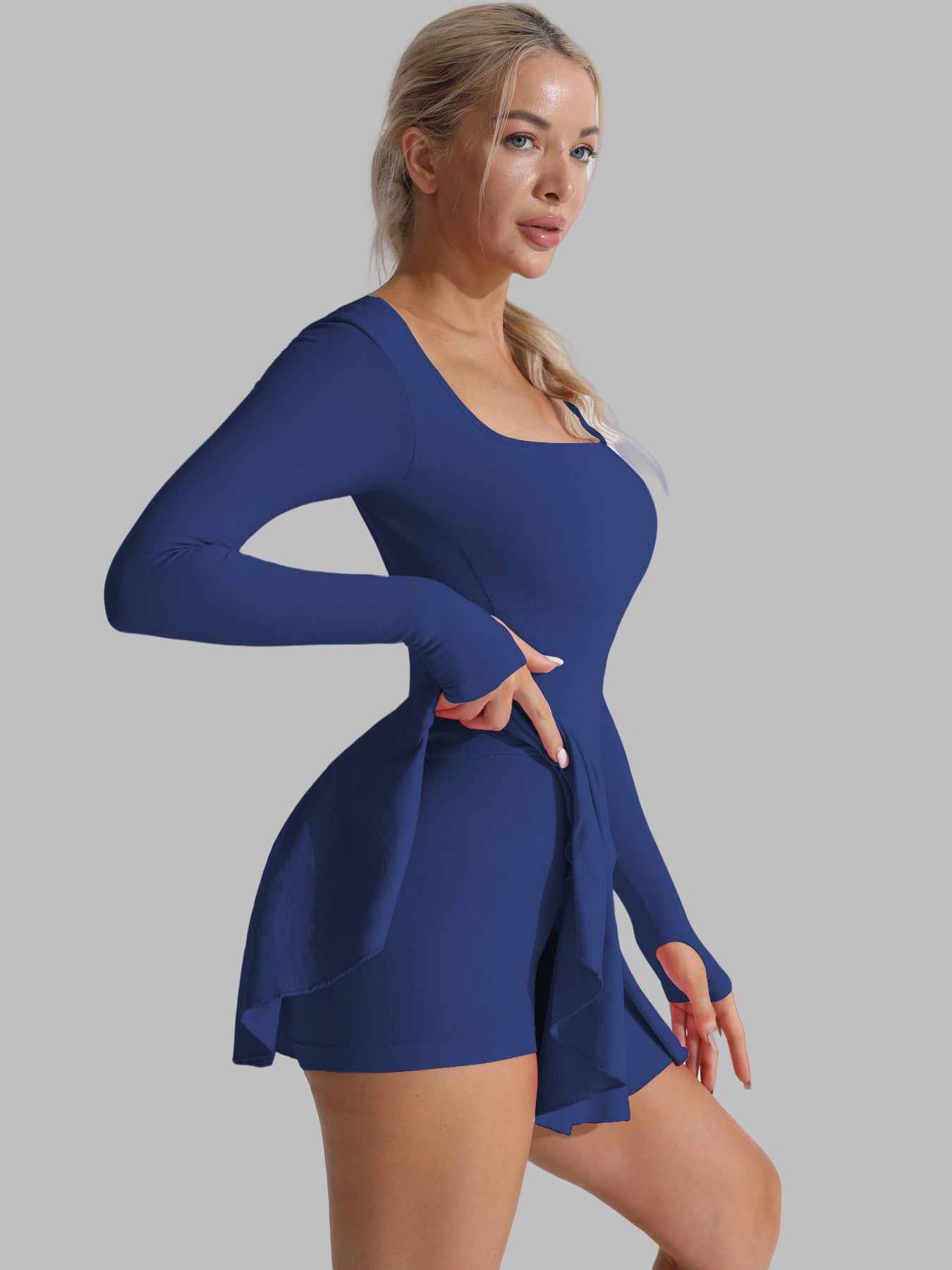 Sporty Backless Jumpsuit for Active Wear