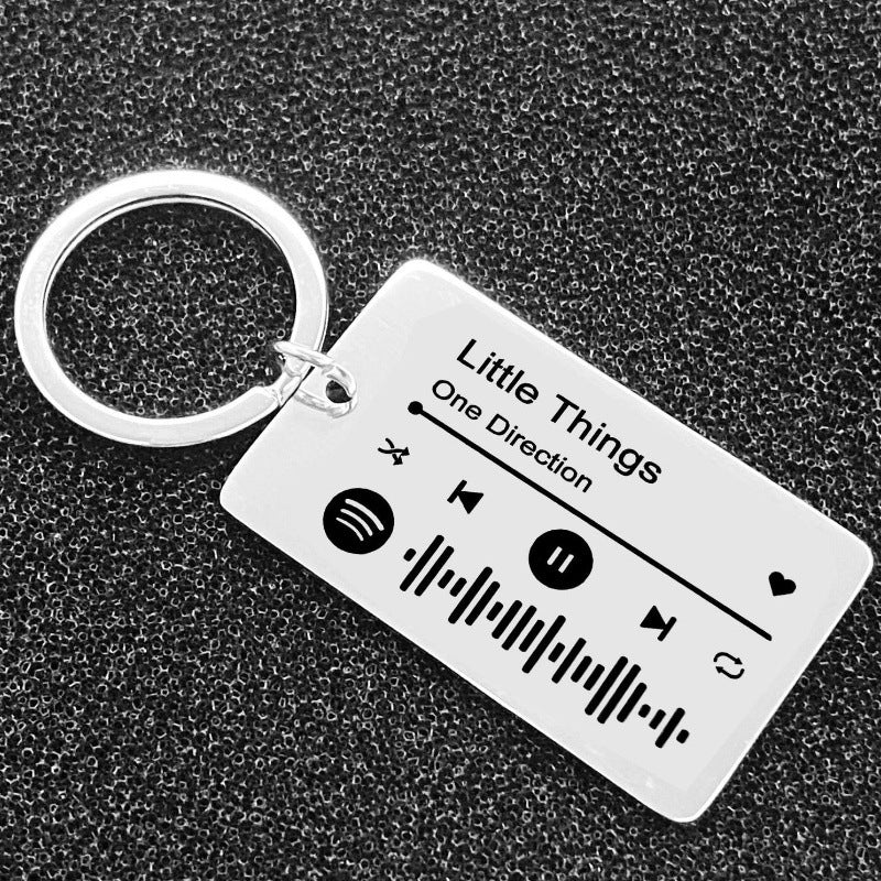 Spotify Code Music Keychain