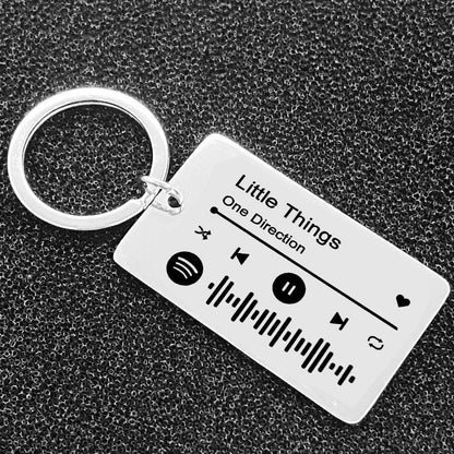 Spotify Code Music Keychain