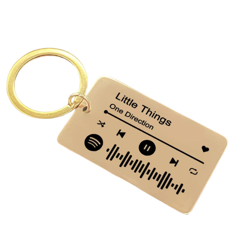 Spotify Code Music Keychain