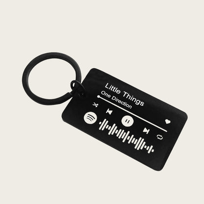 Spotify Code Music Keychain