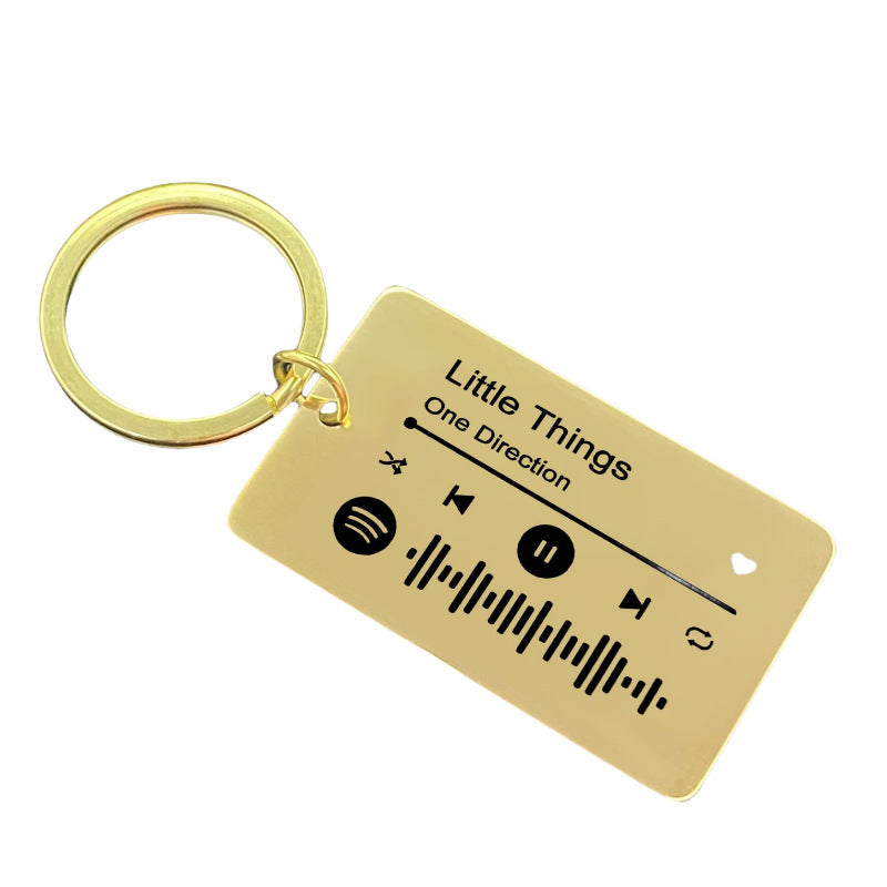 Spotify Code Music Keychain
