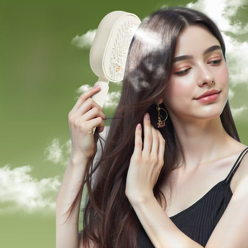 Spray airbag massage comb