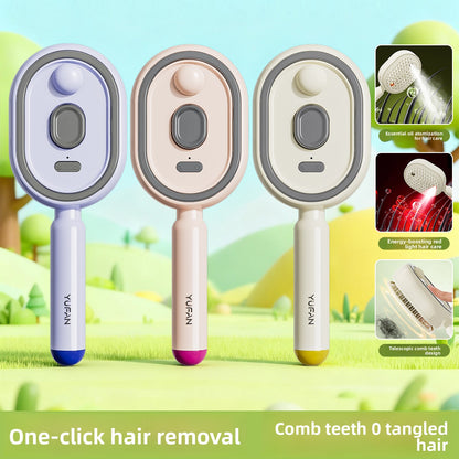 Spray airbag massage comb