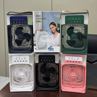 Spray cooling fan