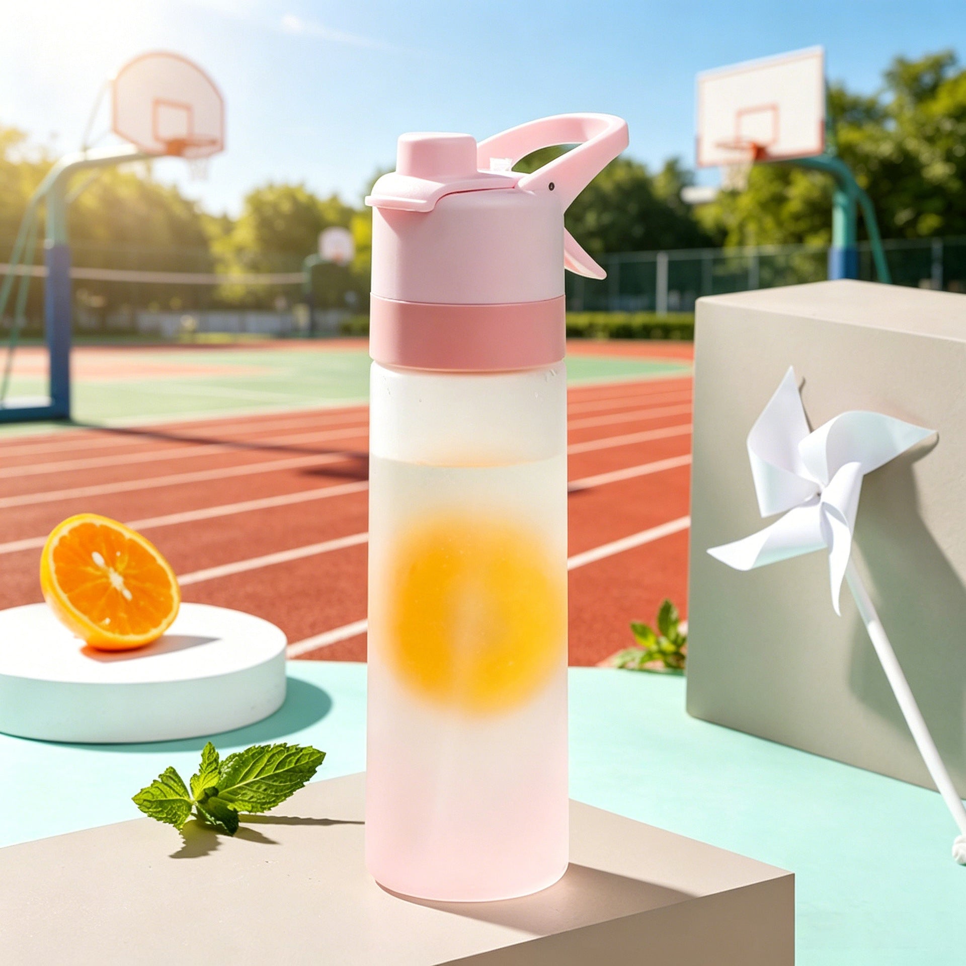 Spray Function Sports Water Bottle