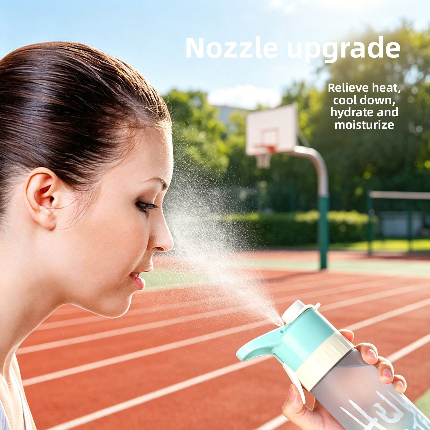 Spray Function Sports Water Bottle