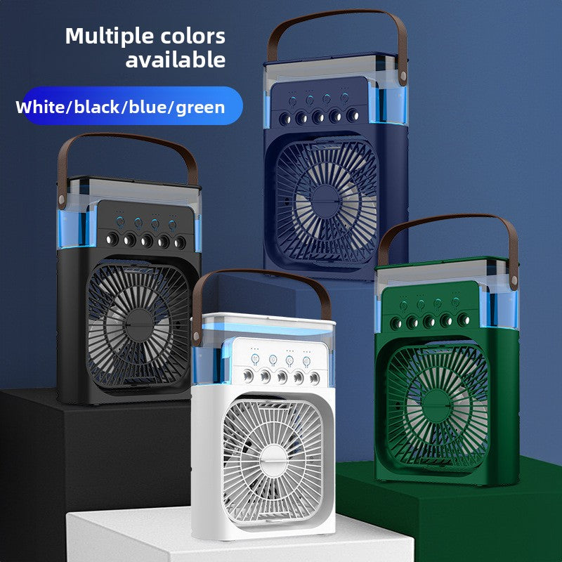 Spray humidifier fan