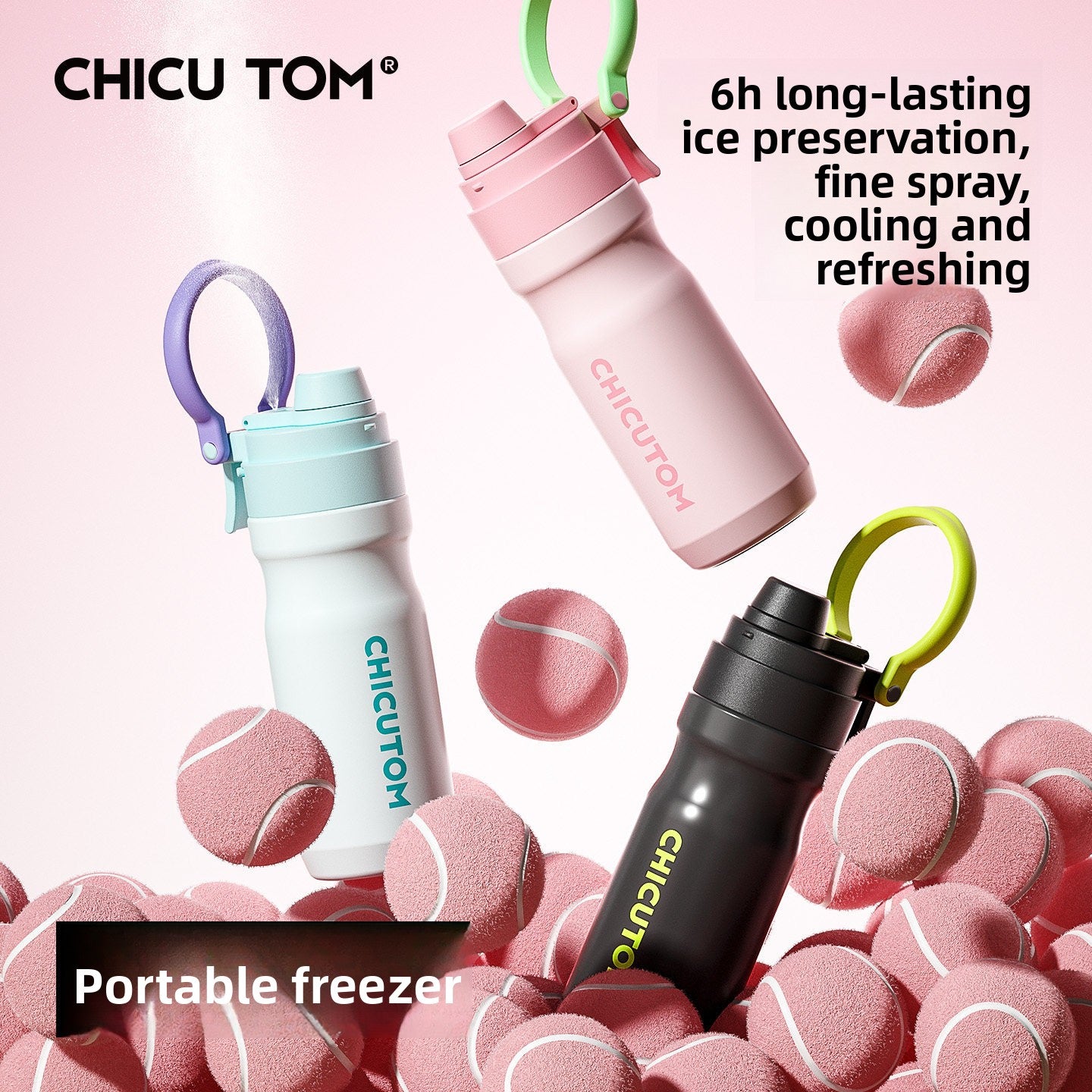 Spray Insulated Straw Cup for Kids