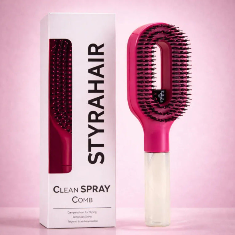 Spray Mist Hair Brush