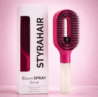 Spray Mist Hair Brush