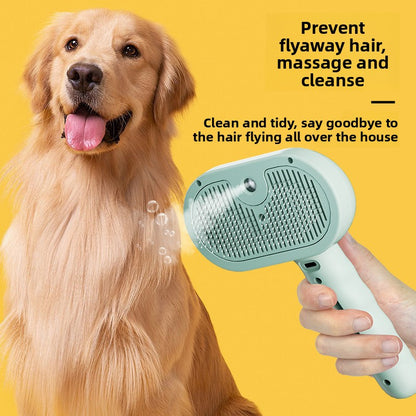 Spray pet comb