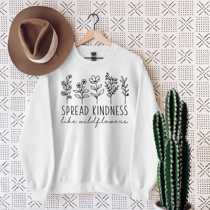 spread kindness printed sweater