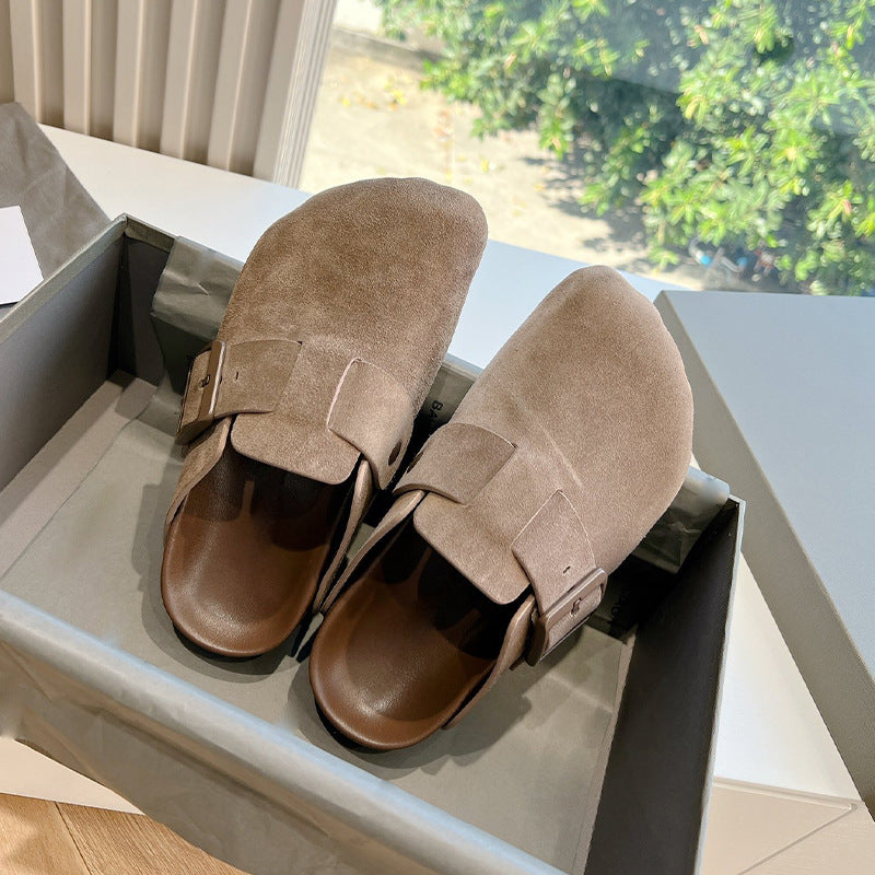 Spring and Summer style B's Baotou slippers