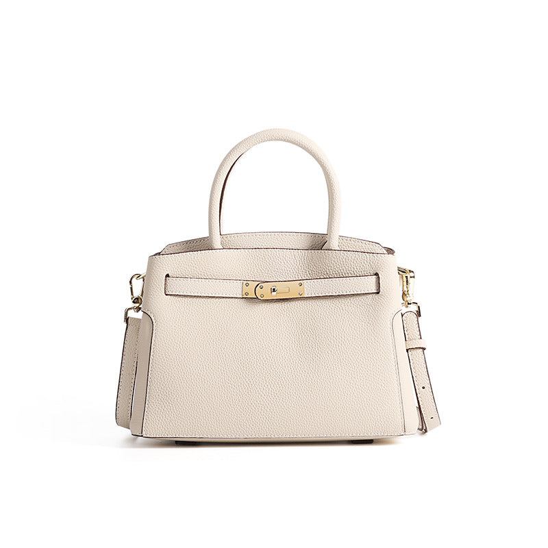 Spring and Summer TOGO first layer cowhide women's bag high-grade genuine leather bag large capacity commuter shoulder messenger bag