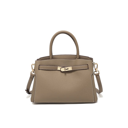 Spring and Summer TOGO first layer cowhide women's bag high-grade genuine leather bag large capacity commuter shoulder messenger bag