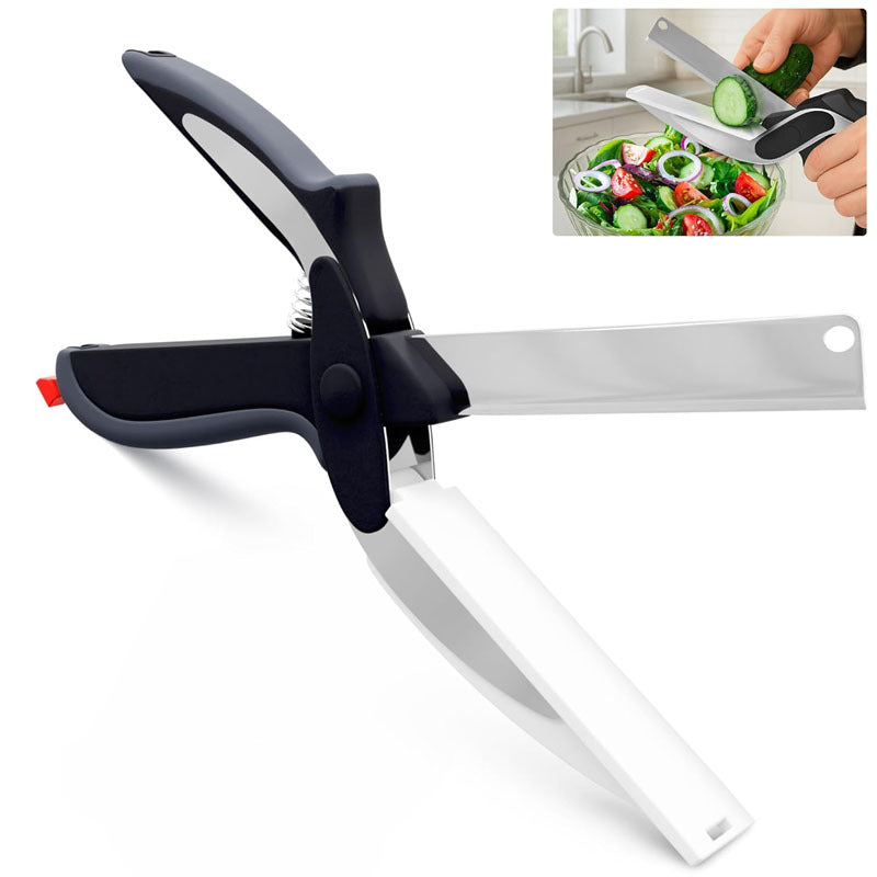Spring-Loaded Kitchen Scissors