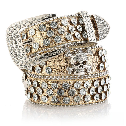 Spunlace belts with European style elements