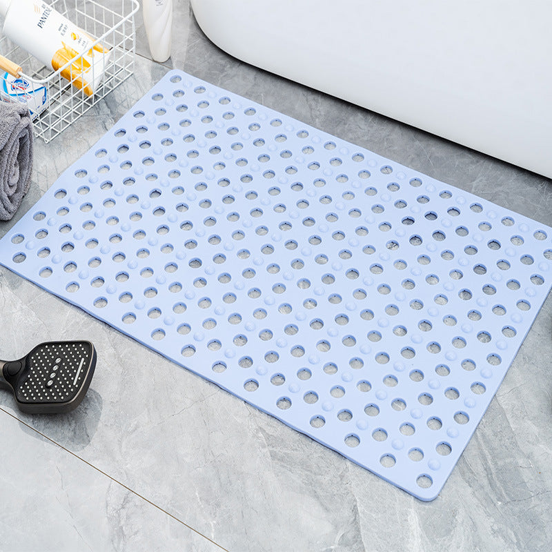 Square Anti-slip PVC Bath Mat with Drainage Holes