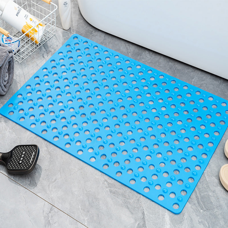 Square Anti-slip PVC Bath Mat with Drainage Holes