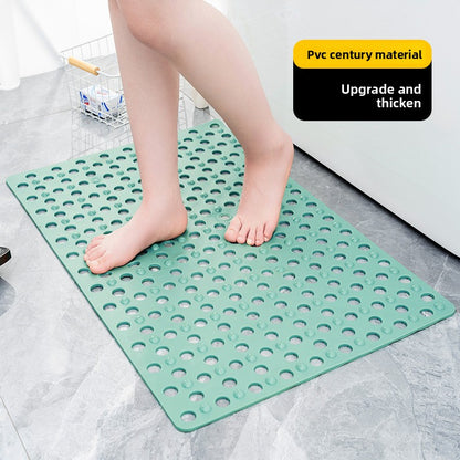 Square Anti-slip PVC Bath Mat with Drainage Holes