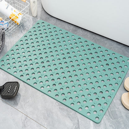 Square Anti-slip PVC Bath Mat with Drainage Holes