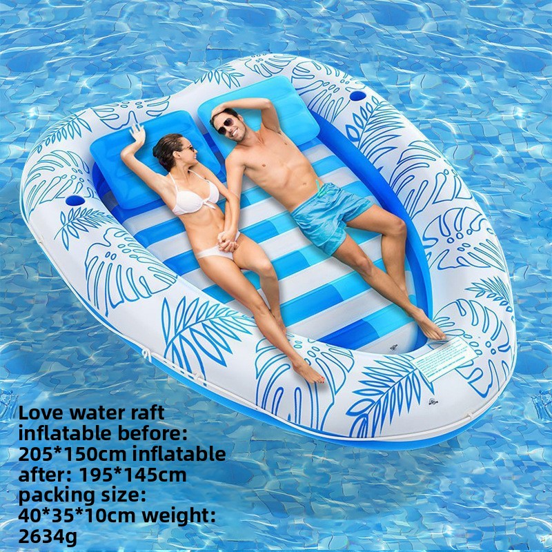 Square Bright Inflatable Pool Float Mat