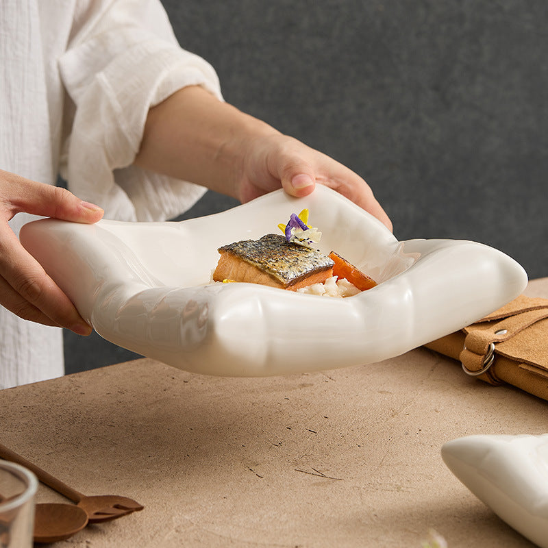 Square Ceramic Dinner Plates