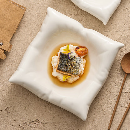 Square Ceramic Dinner Plates
