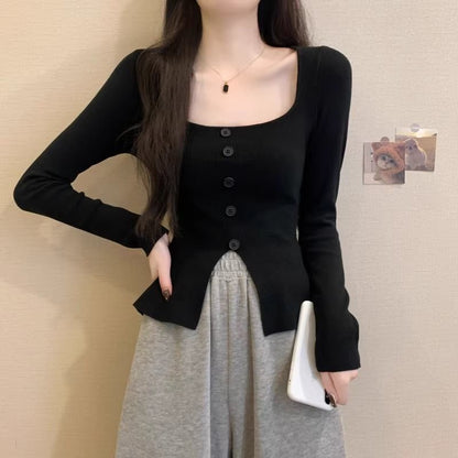 Square Collar Sweater