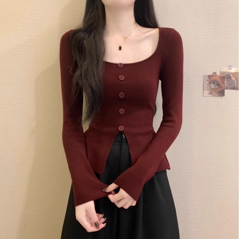 Square Collar Sweater