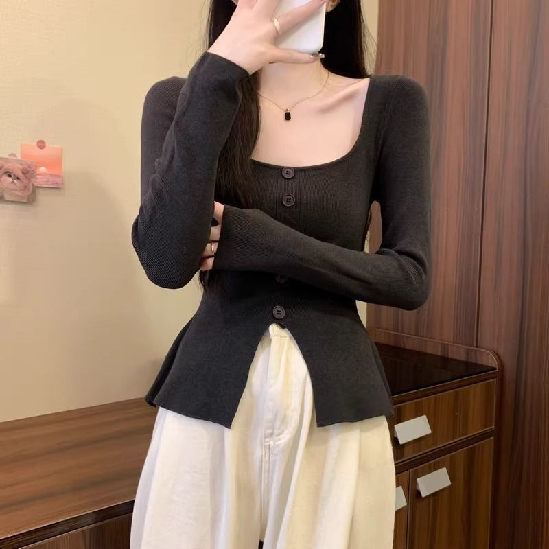 Square Collar Sweater