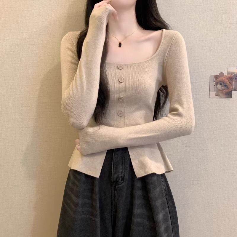 Square Collar Sweater