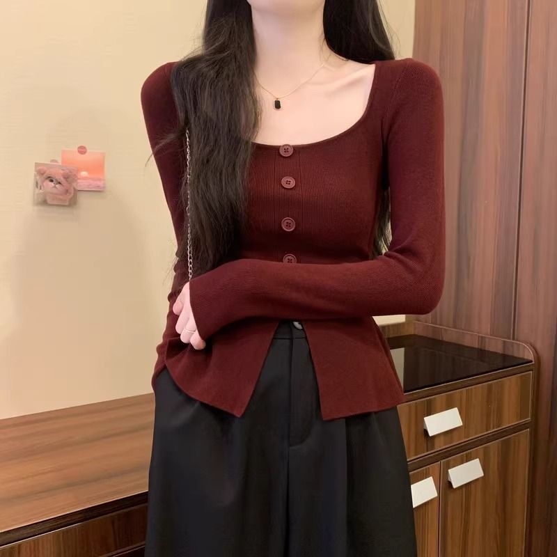 Square Collar Sweater