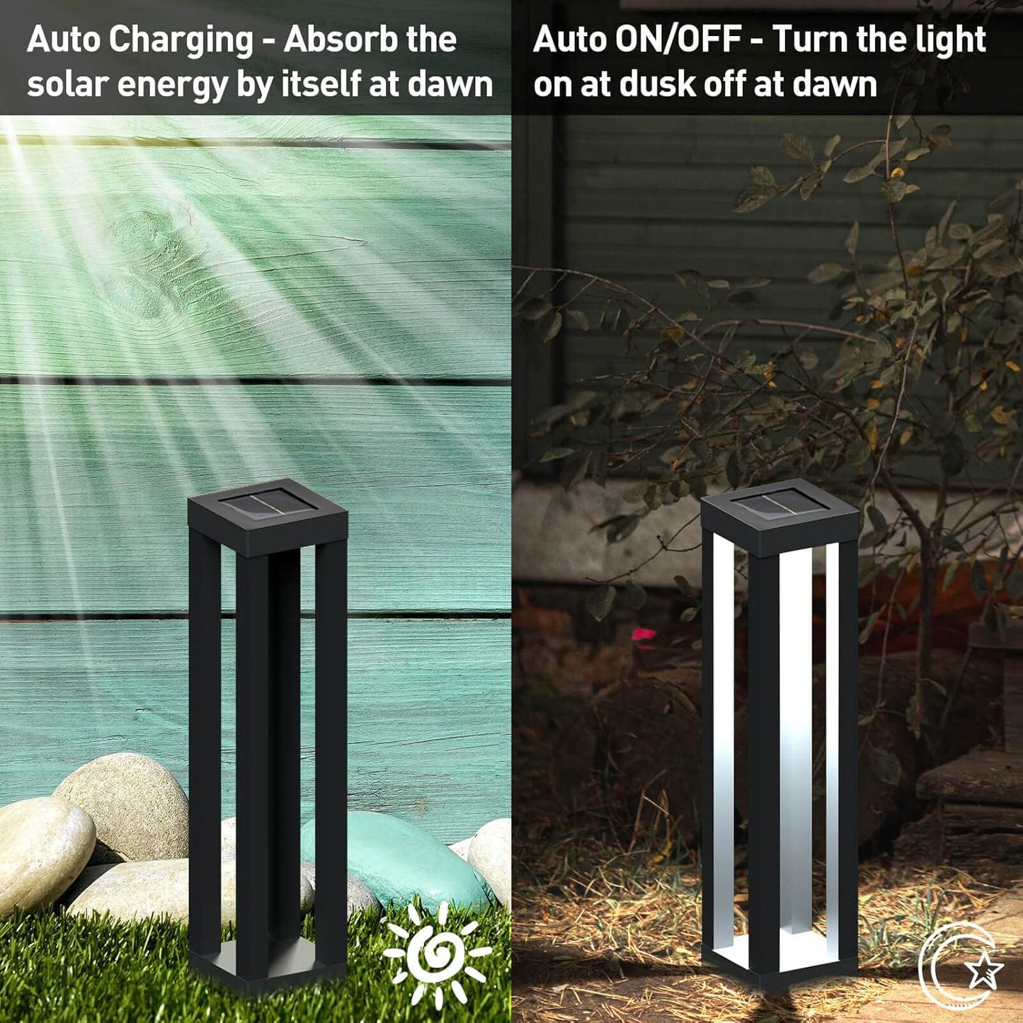 Square Column Lawn Light